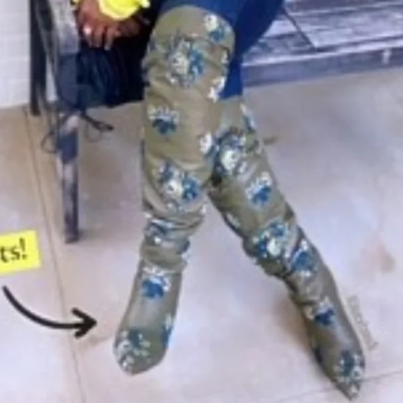 Tory Burch Over The Knee Boots - Picture 8 of 16